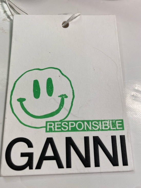 New GANNI Wallet on Strap Leather Royal Blue Zip Around Adjustable Strap - Picture 4 of 15